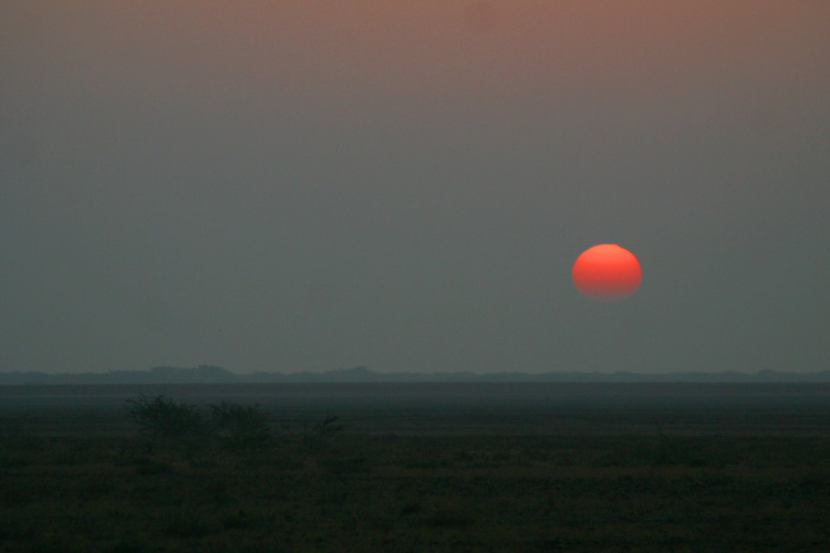 Dawn across the Rann of Kutch
