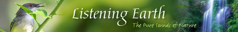 Listening Earth -  nature sounds of nature CDs and mp3 downloads
