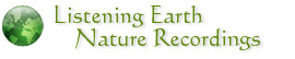Listening Earth pure nature recordings CD download